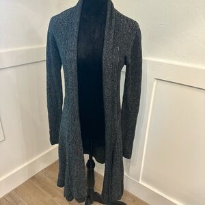 CAbi‎ Heather Gray Open Cardigan